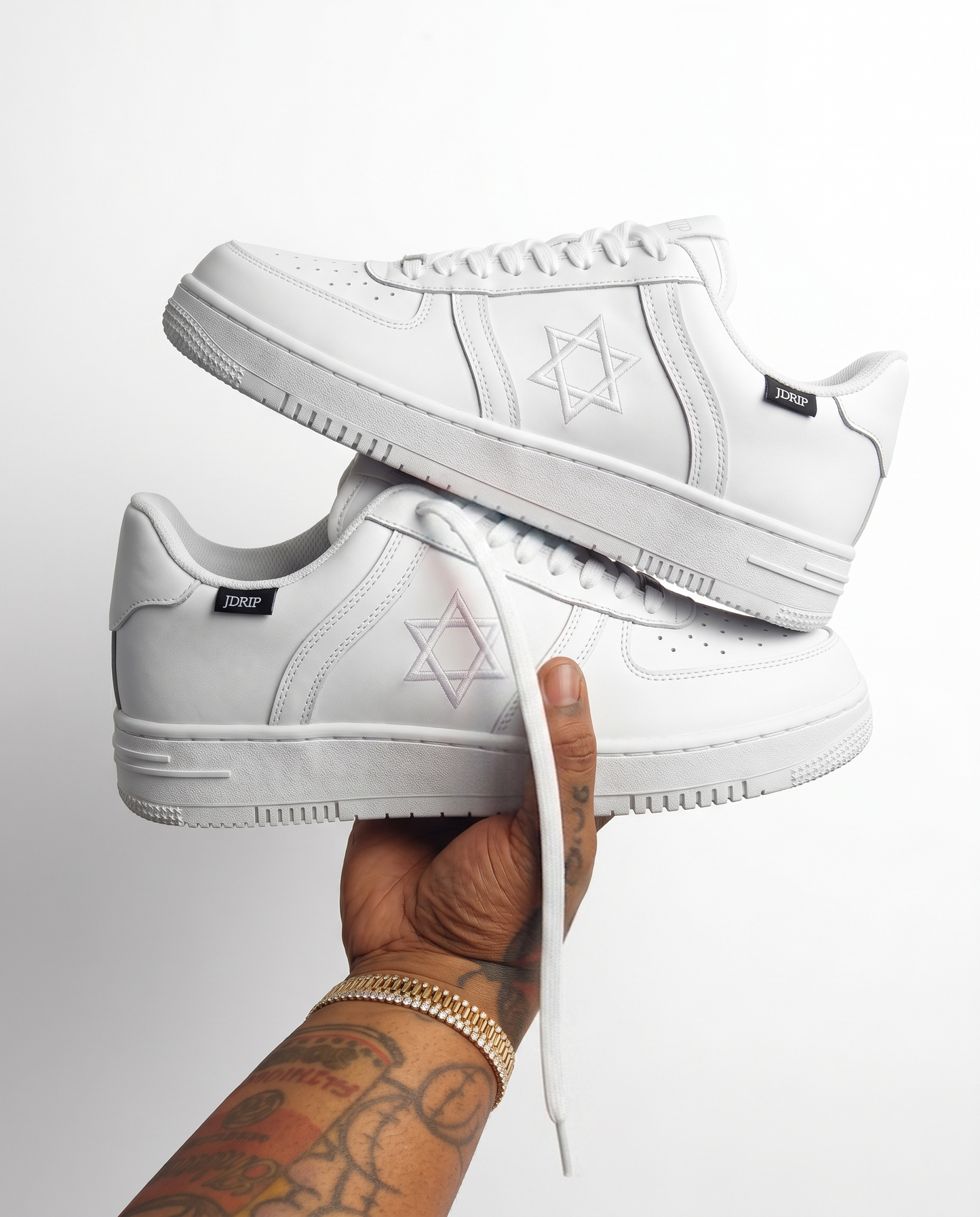JDRIP Israel Shoes (Pure White)