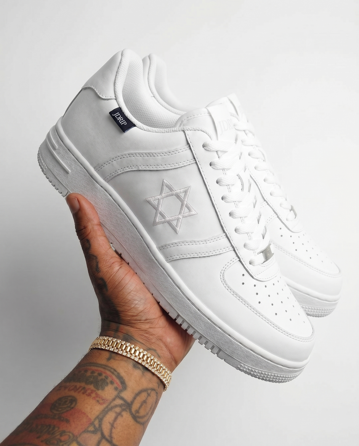 JDRIP Israel Shoes (Pure White)
