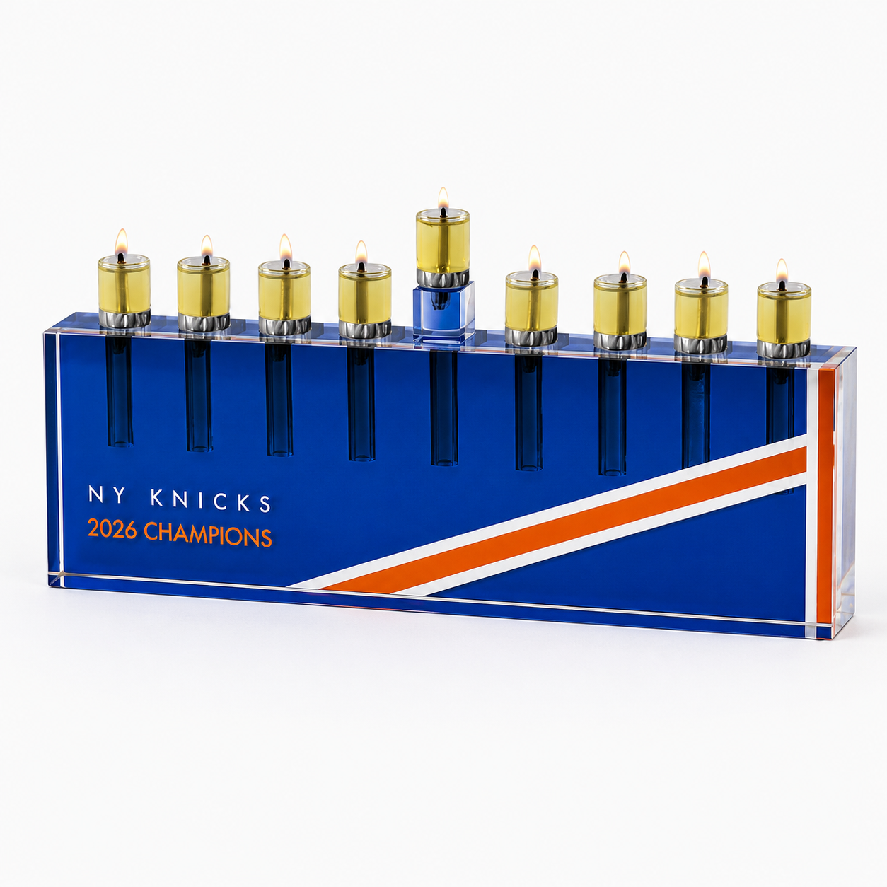 NY Knicks 2026 Championship Menorah (Pre-Order)